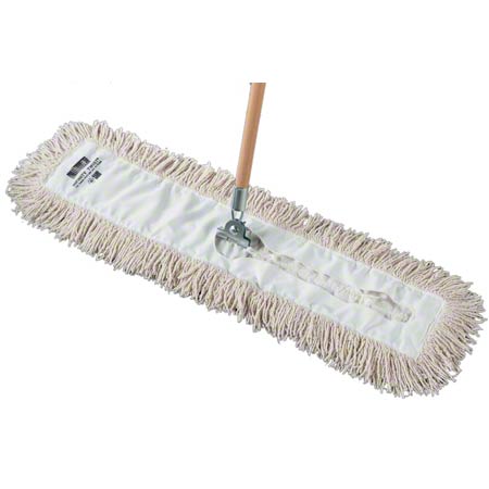 
	Golden Star® Infinity Twist® Set-O-Swiv® Natural Yarn Dust Mop - 24" x 5", Natural | Sanico Cleaning Solutions

